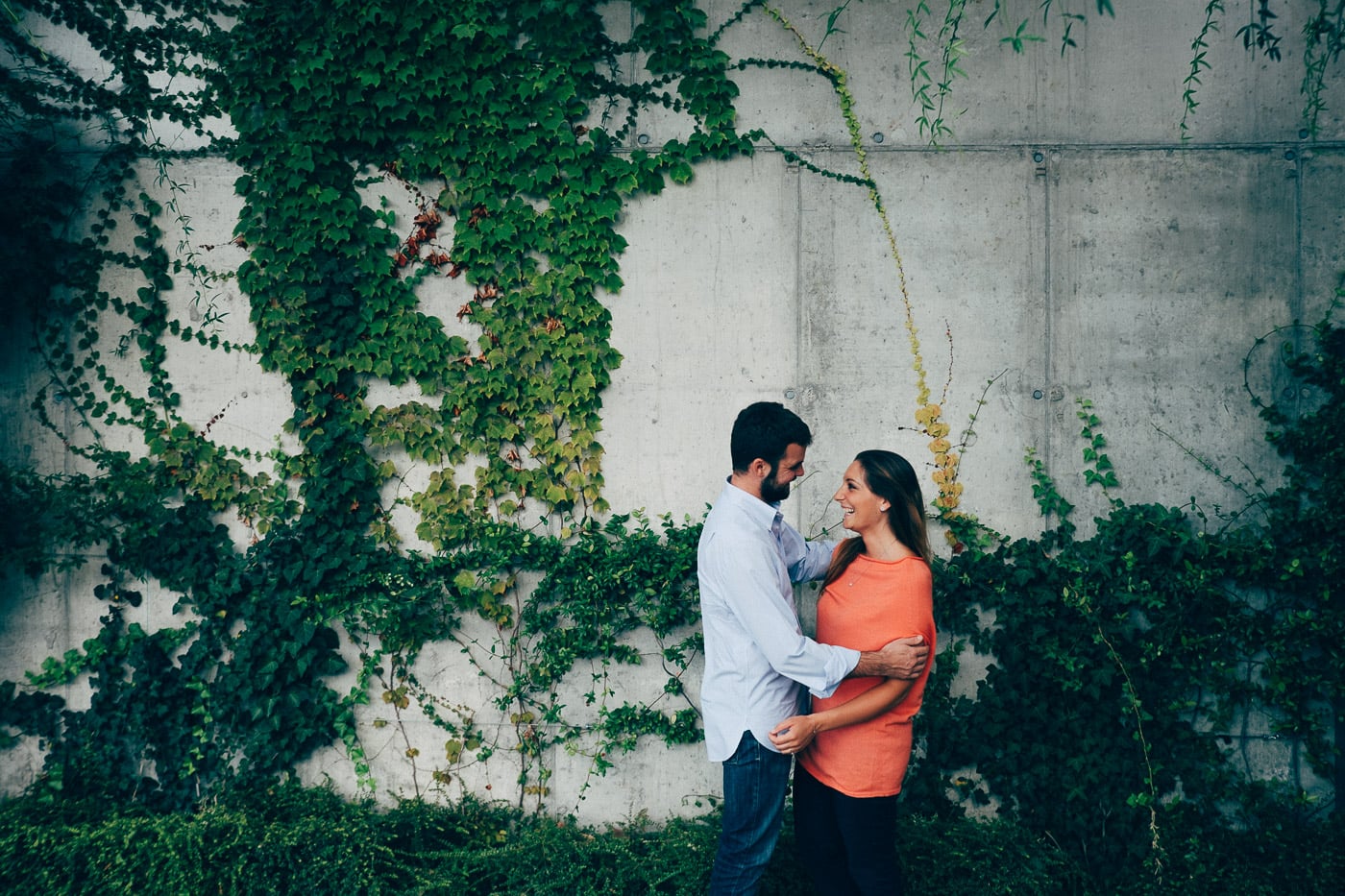 fotografie coppia engagement citylife