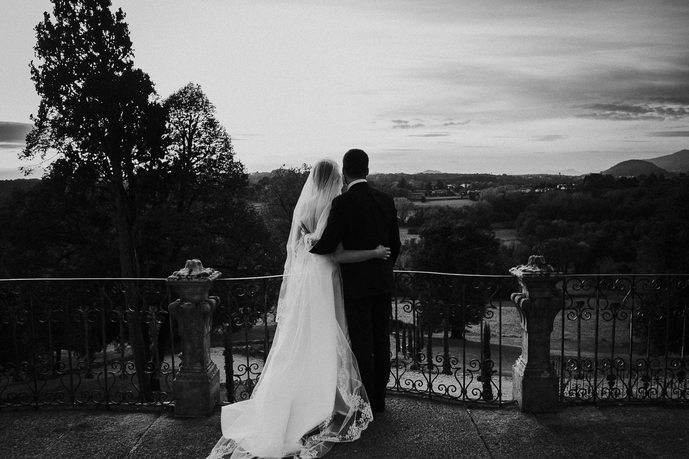 ritratto sposi matrimonio castello durini panorama