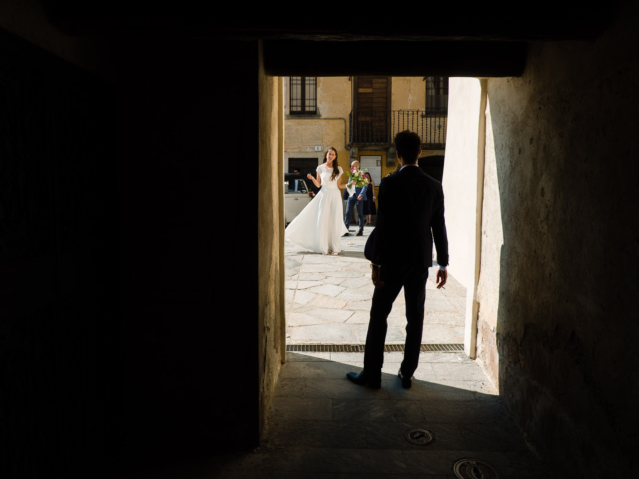 ritratti sposi reportage chiesa sacro monte varese